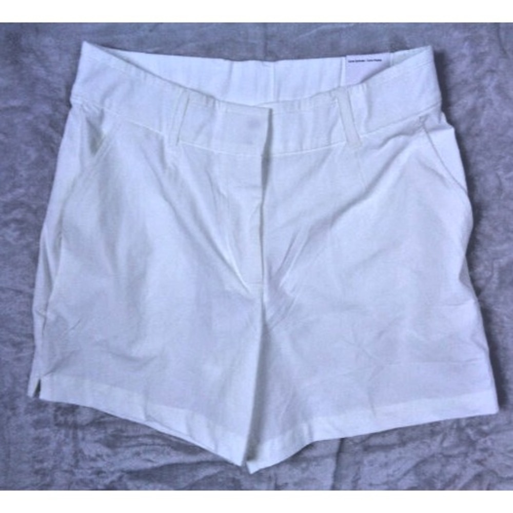 Nike White Women's Athletic Shorts with Tailored Waist